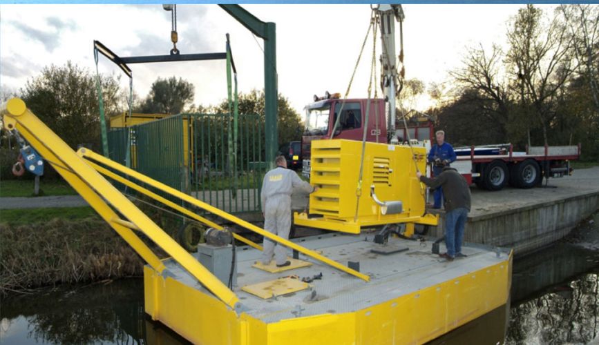 Self propelled work pontoon Anker 1 + 2